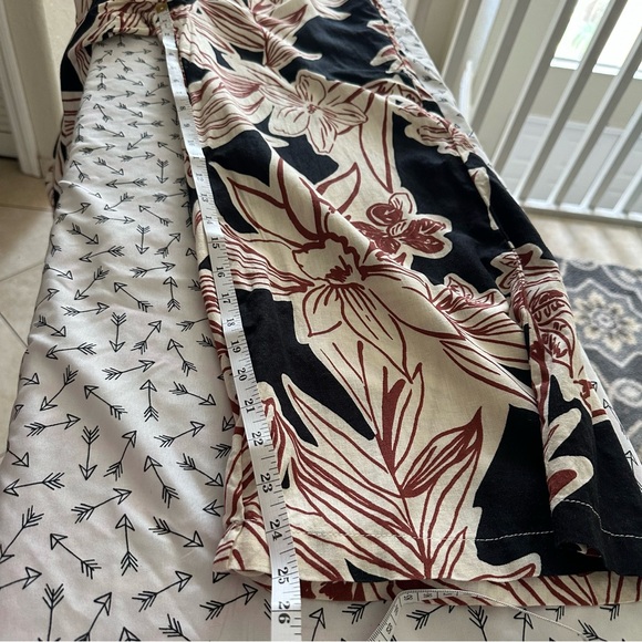 Rachel Zoe Floral Linen Blend – Size Small Wide-Leg Pants - Black&White - Picture 6 of 6